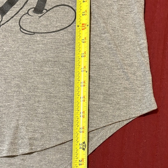 Disney Mickey Mouse Charcoal Mickey Mouse Rainbow Tee Size 11/13 Large - Picture 6 of 8